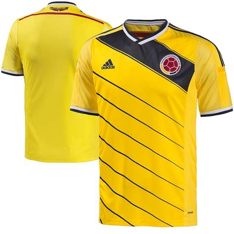 colombia adidas 2014 15 replica home soccer jersey yellowfanatics|2014/15 Colombia Home Football Shirt / Old Adidas Soccer Jersey .